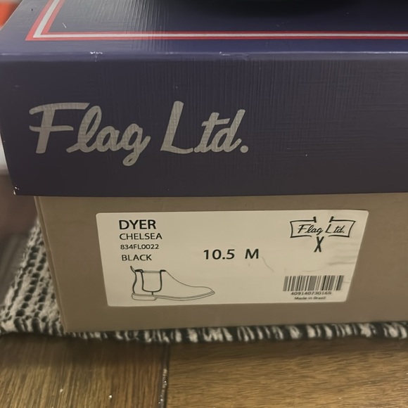 Flag Ltd. Nappa glove waterproof Black Dyer Chelsea boots size 10.5 M with box - Picture 7 of 7